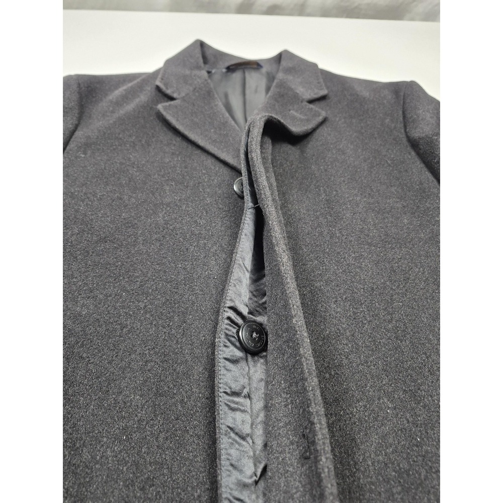 Brooks Brothers BrooksStorm Coat Mens 38S Gray Wool Loro Piana Storm System - Picture 3 of 11